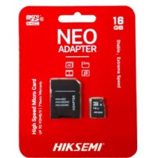 MICRO SD HC 16.00 GB HIKSEMI NEO 2 EN 1 CLASE 10