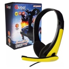 AURICULAR GLOBAL EPGMR035 AMARILL MIC/2 PLUG 3.5MM