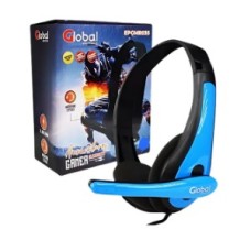 AURICULAR GLOBAL EPGMR035 AZUL MIC/2 PLUG 3.5MM