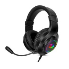 AURICULAR REDRAGON HYLAS H260RGB BLACK C-MIC/3.5MM