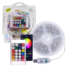 TIRA LED RGB 10 MTR SMART/BT/APP/CREMOTO/JG-RGB10M
