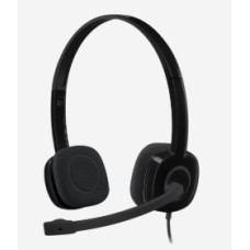 AURICULAR LOGITECH H151 C/MIC/VOL NEGRO