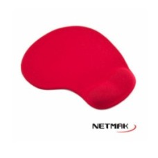PAD MOUSE NETMAK NM-PGEL-R GEL ROJO