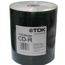 CD VIRGEN TDK 80 MIN BULK X100