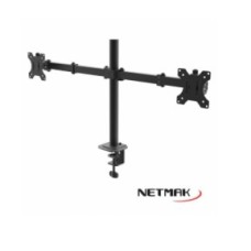 SOPORTE DOBLE MONITOR NETMAK NM-ST18 10" A 32" 100