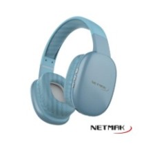 AURICULAR NETMAK NM-VOLT-B BLUE VINCHA DUAL/BT/CAB
