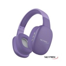 AURICULAR NETMAK NM-VOLT-P VL VINCHA DUAL/BT/CABLE