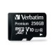 MICRO SD XC 256 GB VERBATIM PREMIUM *70364 C10/V10
