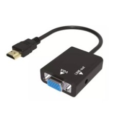 ADAPTADOR CONVERSOR LETOS LE-A300 HDMI A VGA C/AUD