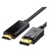 CABLE DISPLAY PORT A HDMI 4K 1.5MTR JG-CABDPHDTV