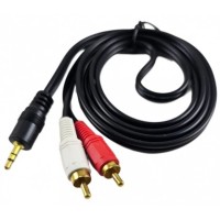 CABLE GLOBAL AUDIO PLUG 3.5 A 2 RCA 2 MTR