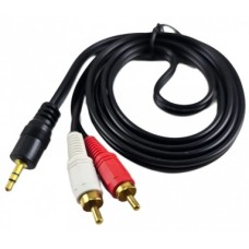 CABLE GLOBAL AUDIO PLUG 3.5 A 2 RCA 2 MTR