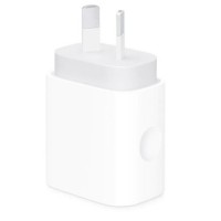 Cargador 20w Apple Iphone USB-C / Blanco Patas plana ORIGINAL