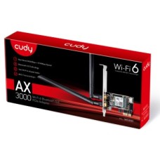 PLACA DE RED PCI-E CUDY WE3000 AX3000 WI-FI 6