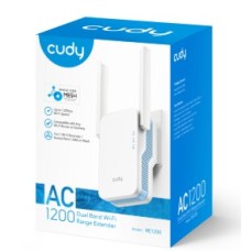 RANGE EXTENDER CUDY RE1200 AC1200 DUAL BAND