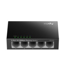 SWITCH CUDY FS105 5 PUERTOS 10/100 MBPS METALICO
