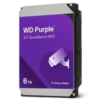 Disco Interno HDD WESTERN DIGITAL Purple 6TB 3.5" SATA 3.0 256MB