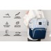 MOCHILA GADNIC MOCH203G GRIS/AZUL VINTAGE IMPERMEA