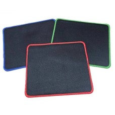 PAD MOUSE JG LISO BORDES BORDADO NEGRO COLORES JG-