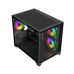 GABINETE SENTEY A20PWM-BLK BLACK 3FAN ARGB/GLASS