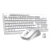 TECLADO+MOUSE SOLARMAX KMC2300W USB/BLANCO