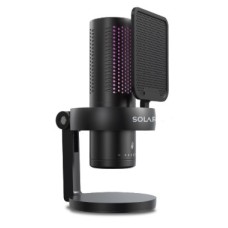 MICROFONO SOLARMAX LSM95B BLACK STREAMING/RGB MICROFONO SOLARMAX LSM95B BLACK STREAMING/RGB