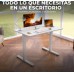 ESCRITORIO GLOBAL ELECTRICO 120X60CM/W-W/REGULABLE