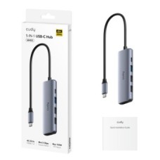 HUB CUDY UH405 5 EN 1 USB-C HDMI 4K 30HZ