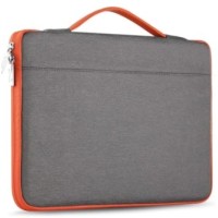 FUNDA CDTEK 14.0" P/NB CORDURA ORANGE GRIS BOLSILL