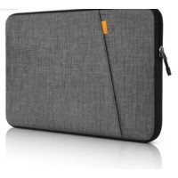 FUNDA CDTEK 14.0" P/NB CORDURA GRIS C/BOLSILLO