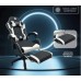 SILLA GAMER ALIVER RAPTOR AI BLANCO-NEGRO REPOSA P