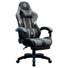 SILLA GAMER ALIVER RAPTOR AI GRIS-NEGRO REPOSA PIE