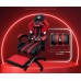 SILLA GAMER ALIVER RAPTOR AI ROJO-NEGRO REPOSA PIE