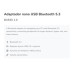 ADAPTADOR BLUETOOTH CUDY BU530 NANO USB2.0/BT5.3