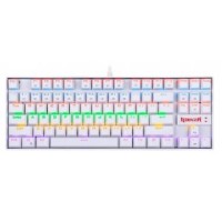 TECLADO REDRAGON KUMARA K552W-KR 80% WHITE GAMER TECLADO REDRAGON KUMARA K552W-KR 80% WHITE GAMER