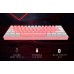 TECLADO REDRAGON FIZZ PRO K616-RGB PW PINK/WHITE