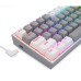 TECLADO REDRAGON FIZZ PRO K616-RGB GW GRAY/WHITE TECLADO REDRAGON FIZZ PRO K616-RGB GW GRAY/WHITE