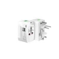 ADAPTADOR MUNDIAL VIAJERO CON USB Y TC LT-25E05 ADAPTADOR MUNDIAL VIAJERO CON USB Y TC LT-25E05