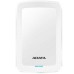 HD 1 TB EXTERNO USB 3.2 ADATA AHV300 WHITE SLIM