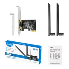 PLACA RED PCI-E CUDY WE1300 AC1300 WIFI 5 PLACA RED PCI-E CUDY WE1300 AC1300 WIFI 5