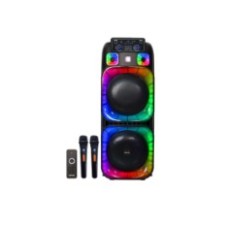 PARLANTE NETMAK NM-KRAVI RGB 15"X2 C/2 MIC BT5.3