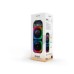 PARLANTE NETMAK NM-KRAVI RGB 15"X2 C/2 MIC BT5.3