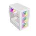 GABINETE SENTEY M25WHT-SF WHITE 4FAN ARGB/GLASS