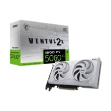 Placa de Video MSI NVIDIA GeForce RTX 5060 Ti 8G VENTUS 2X OC WHITE PLUS Placa de Video MSI NVIDIA GeForce RTX 5060 Ti 8G VENTUS 2X OC WHITE PLUS