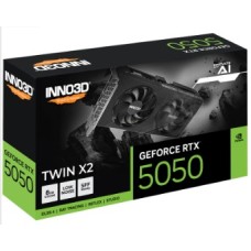 VGA INNO3D GEFORCE RTX 5050 TWIN X2 8GBG/DDR6 VGA INNO3D GEFORCE RTX 5050 TWIN X2 8GBG/DDR6