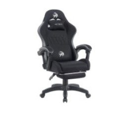 SILLA GAMER NETMAK TELA NM-SG904 NEGRA APOYAPIES
