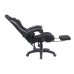 SILLA GAMER NETMAK TELA NM-SG904 NEGRA APOYAPIES