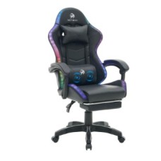 SILLA GAMER NETMAK NM-SG907-RGB APOYAPIES+MASAJE