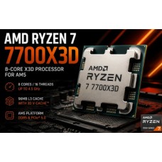 Procesador AMD Ryzen 7 7700X3D 4.5GHZ AM5 8-CORE 120W AM5 Procesador AMD Ryzen 7 7700X3D 4.5GHZ AM5 8-CORE 120W AM5