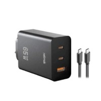 CARGADOR NETMAK NM-CP42 TRIPLE GAN 65W C/CABLE CARGADOR NETMAK NM-CP42 TRIPLE GAN 65W C/CABLE